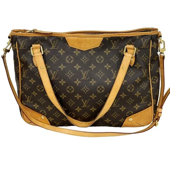 Louis Vuitton Estrela MM Tote Crossbody Handbag Monogram Brown Canvas - Picture 9 of 15